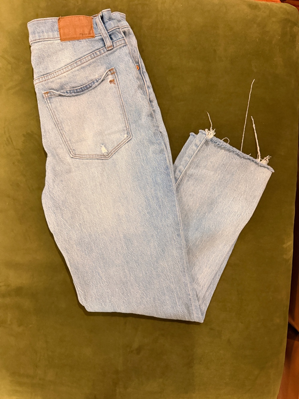 Madewell Highrise Slim Boyfriend Jeans (Size 27)